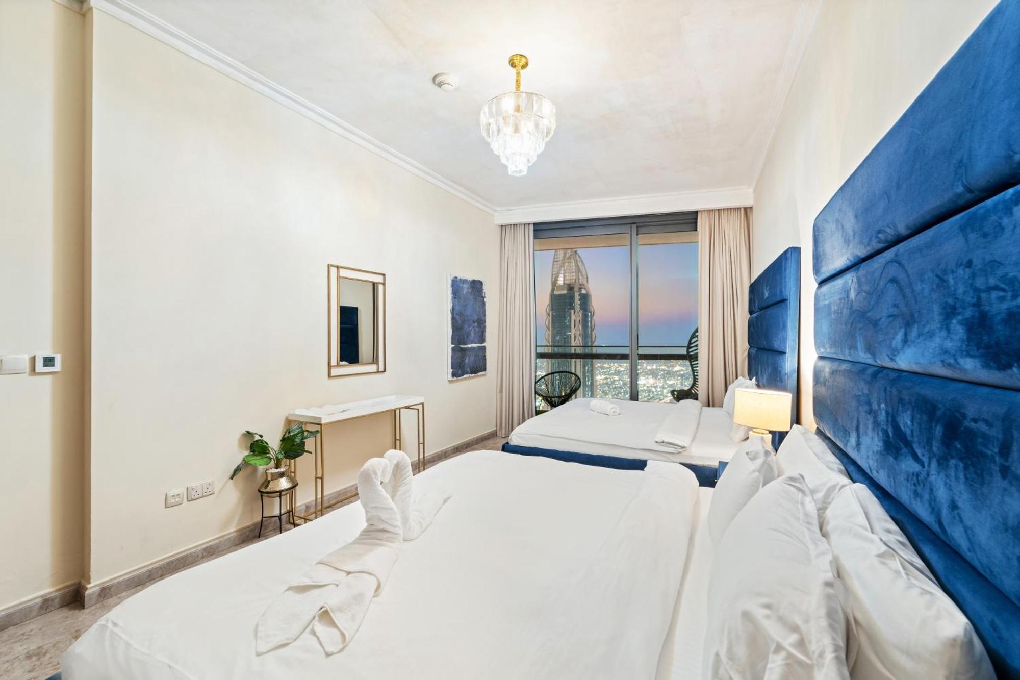 First Class 2Br With Full Dubai Skyline & Sea View Exterior foto