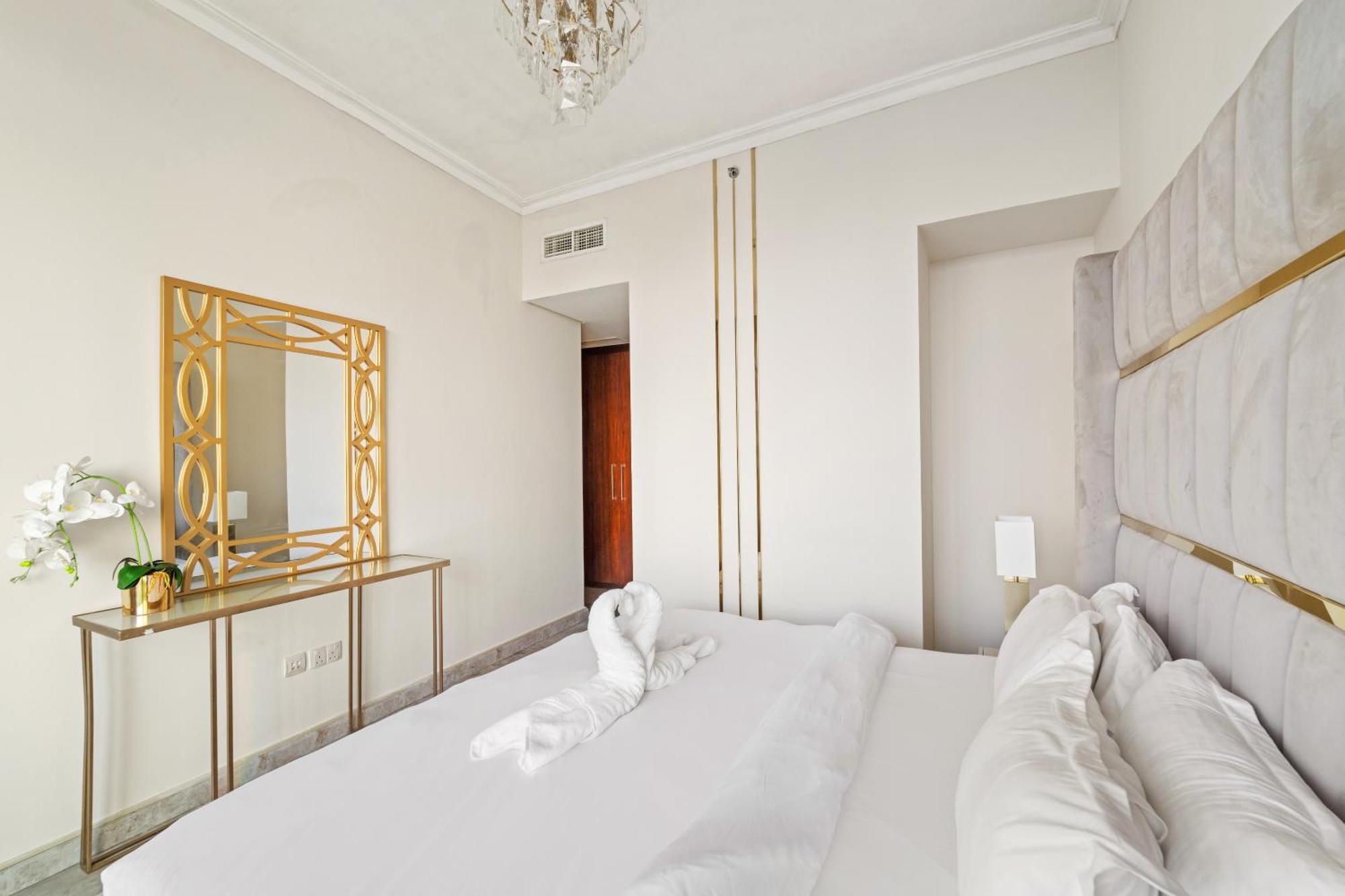 First Class 2Br With Full Dubai Skyline & Sea View Exterior foto