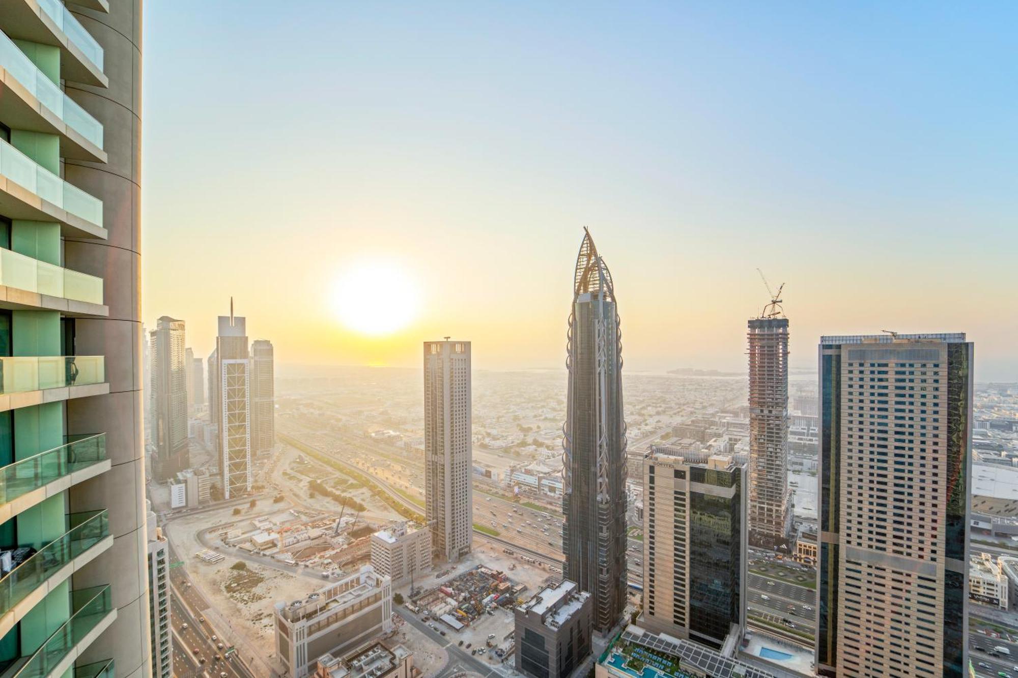 First Class 2Br With Full Dubai Skyline & Sea View Exterior foto