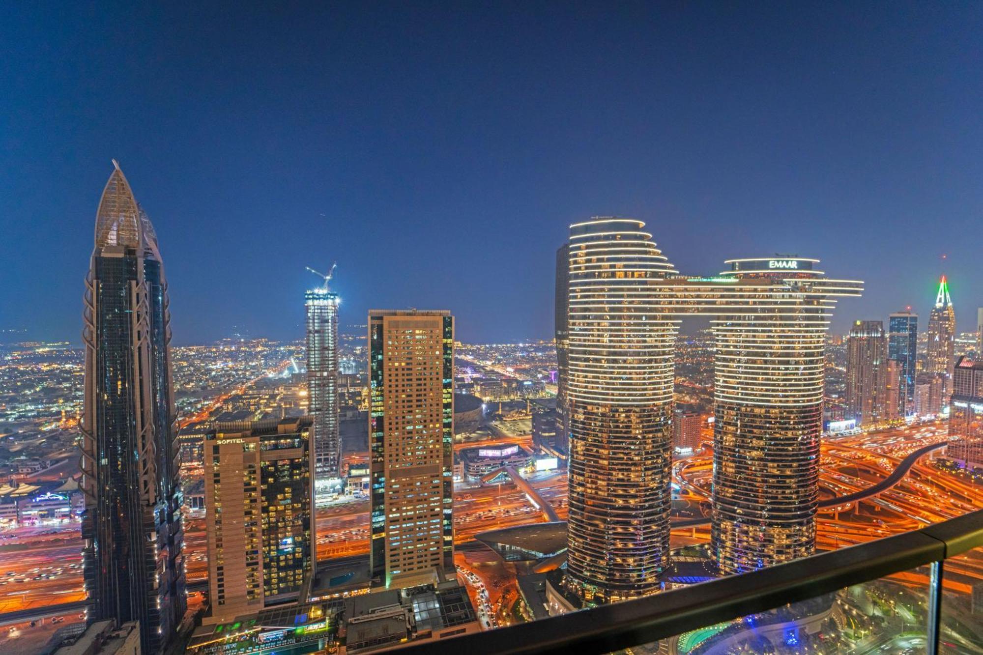 First Class 2Br With Full Dubai Skyline & Sea View Exterior foto