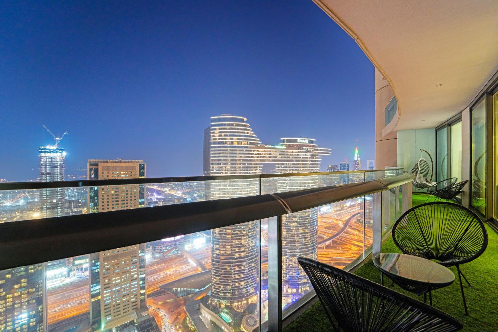 First Class 2Br With Full Dubai Skyline & Sea View Exterior foto